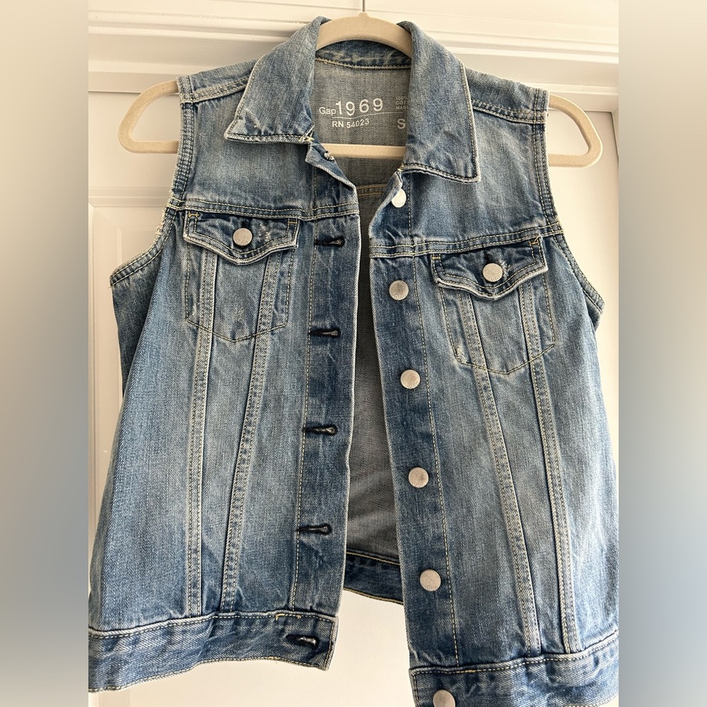1969 Jean ombré vest from GAP